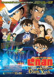 Poster phim Thám Tử Lừng Danh Conan: Cú Đấm Sapphire Xanh