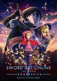 Poster phim Sword Art Online: Progressive - Khúc Scherzo Dưới Hoàng Hôn Ảm Đạm