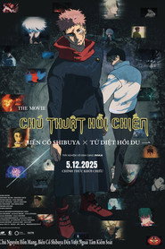 Poster phim Chú Thuật Hồi Chiến: -BIến Cố Shibuya x Tử Diệt Hồi Du-