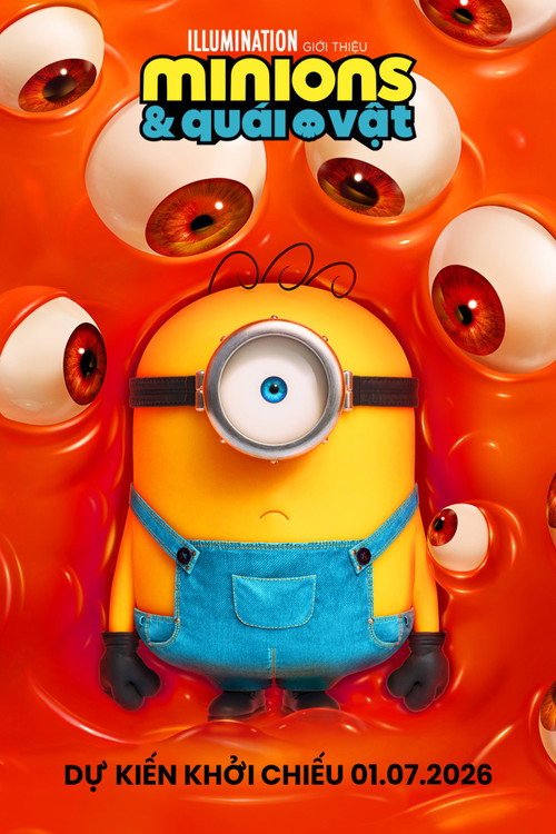 Poster phim Minions & Quái Vật (2026)